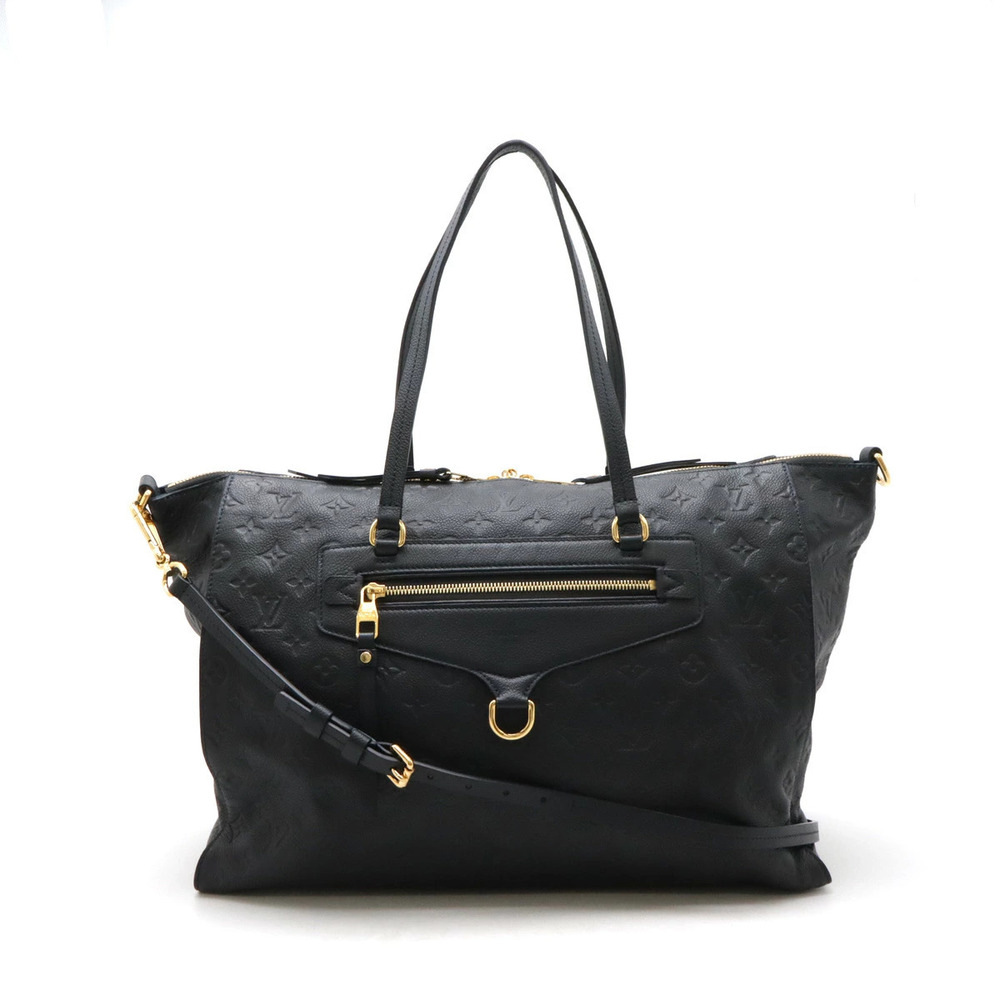 LOUIS VUITTON Empreinte Lumineuse Tote Bag Leather Infini Black